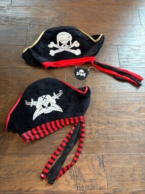 2 Pirate’s Hats with Eye Patch